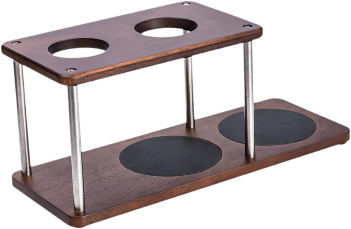 Pour Over Coffee Station Dripper Stand Rack Wood Reusable Multipurpose Accessories Decor Dripper Holder Filter Holder