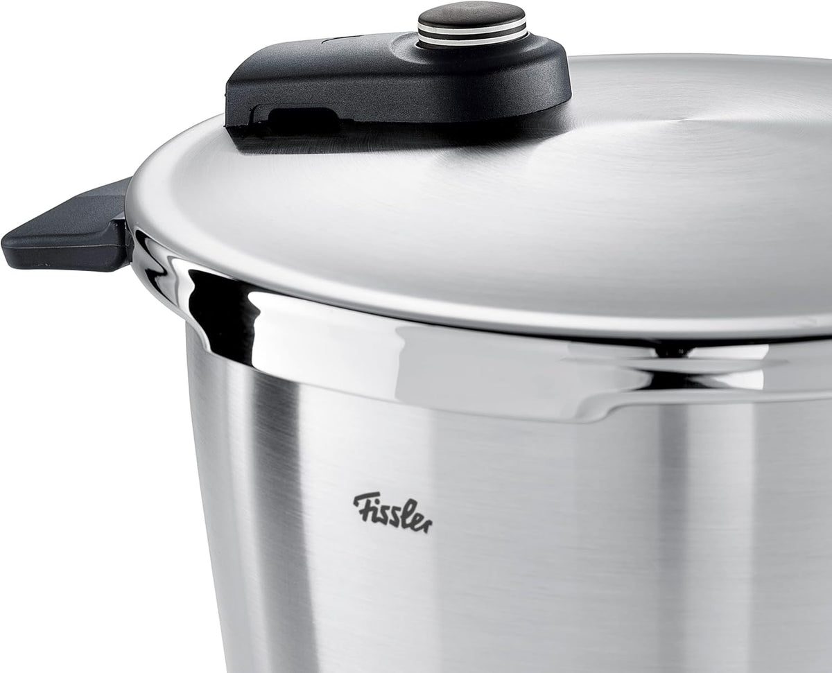Fissler Vitaquick Premium/Pressure Cooker (6 L, Diameter 22 cm) Stainless Steel Pressure Cooker, 2 Cooking Levels, Made in Germany, Induction