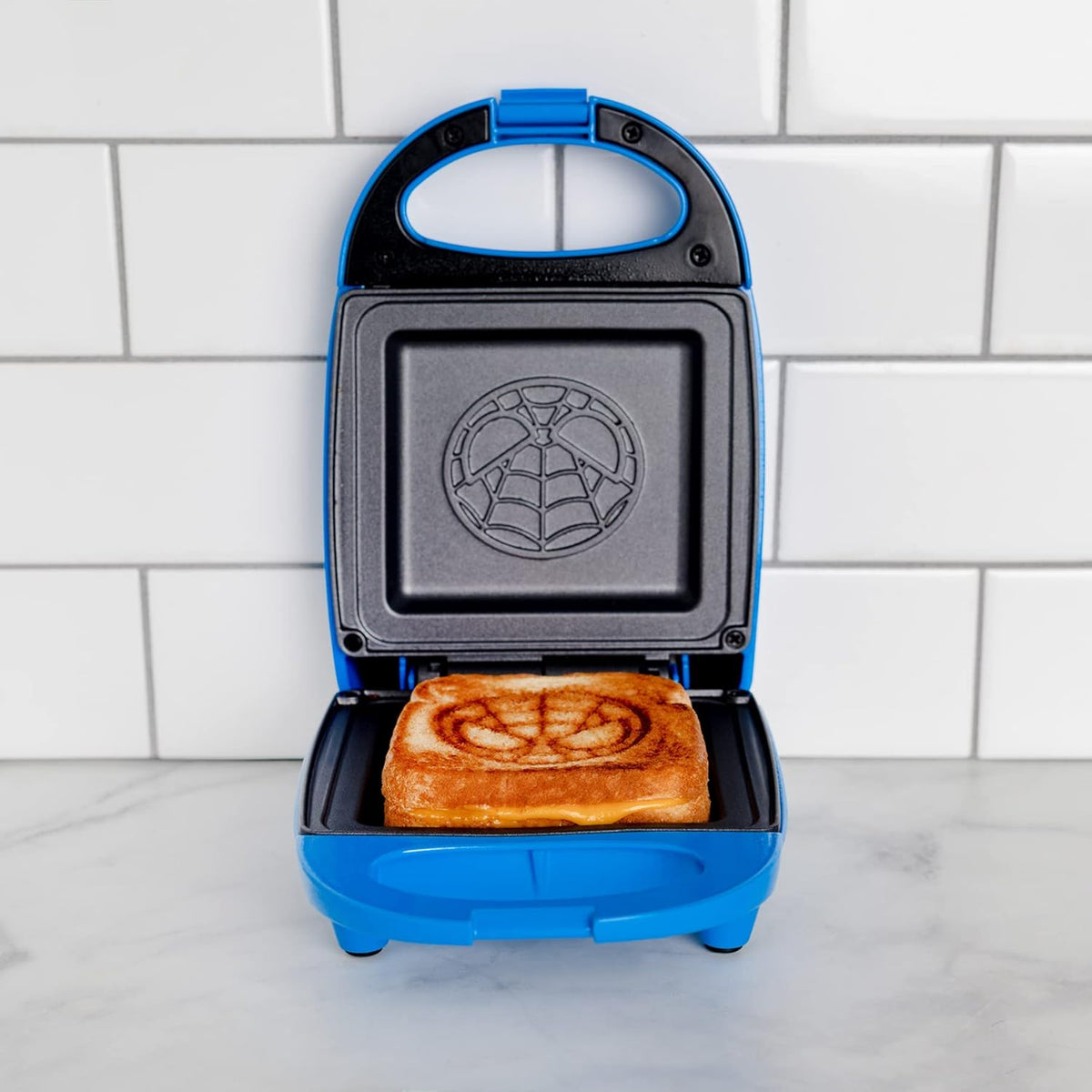 Uncanny Brands Marvel Spider-Man Single Sandwich Maker - Marvel Kitchen Appliance