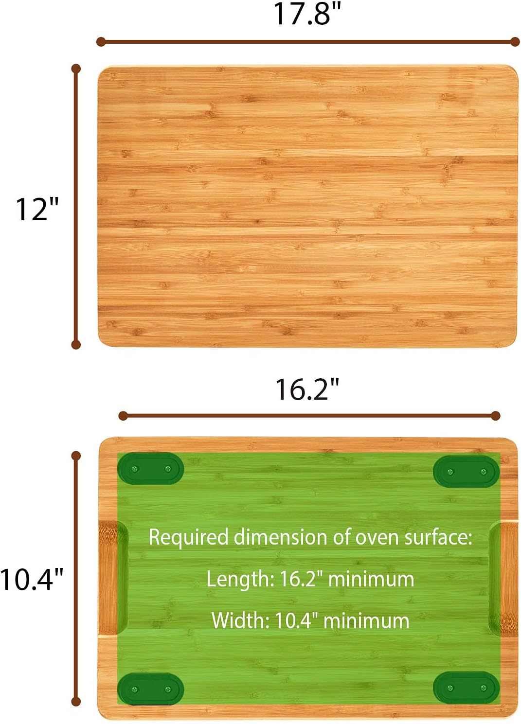 Umilife Cutting board Compatible with Ninja Foodi SP101 SP201 SP301 SP351 DCT401 DCT402 Air Fryer Oven, Accessories for Countertop Convection Toaster Oven, Creates Storage Space, Protects Cabinets