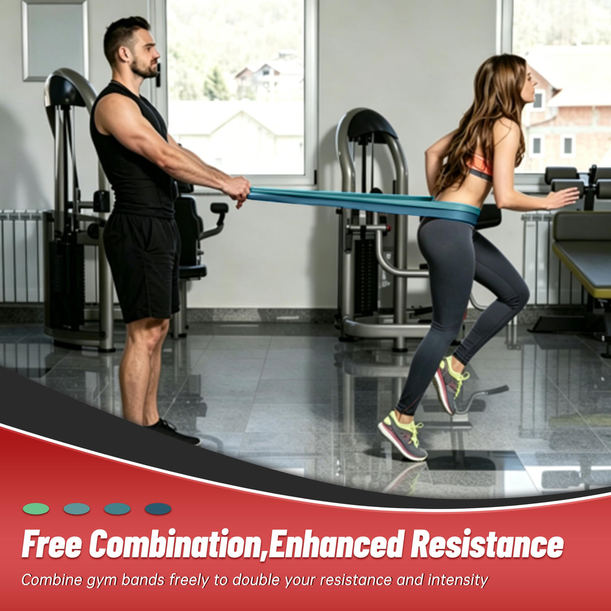 5-85 LBS Resistance Bands, Pull Up Assistance Bands for Working Out