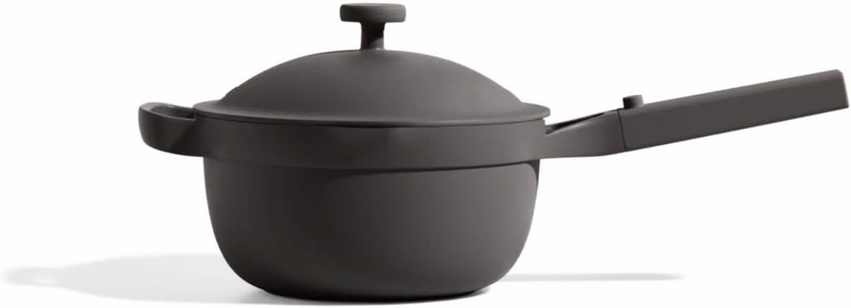 Our Place Perfect Pot - Mini 2.5 Qt Nonstick Ceramic Sauce Pan with Lid | Versatile Cookware for Stovetop and Oven | Steam, Bake, Braise, Roast | PTFE and PFOA-Free | Toxin-Free, Easy to Clean | Char