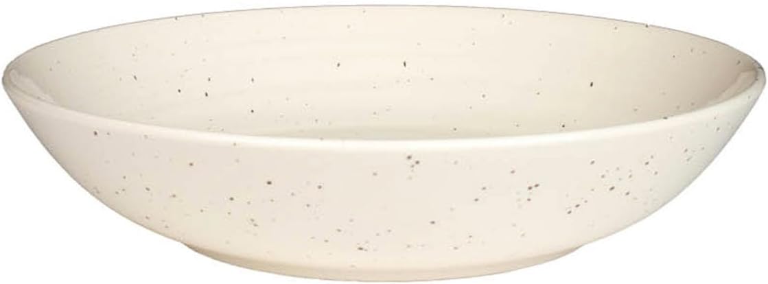 Sango Siterra Painter's Palette Stoneware Pasta Bowls (Set of 4) – Pasta & Serving Bowls, Earthy Reactive Glaze, Multi Assorted Colors, Microwave & Dishwasher Safe, for Everyday Dining & Entertainment