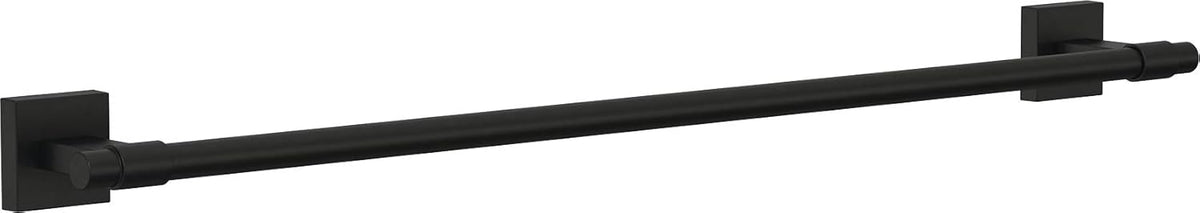 Franklin Brass Maxted (1-Pack) 24" Towel Rack for Bathroom, Matte Black Towel Bar for Bathroom Wall Towel Holder Rod Wall Mounted Bathroom Accessories MAX24-FB