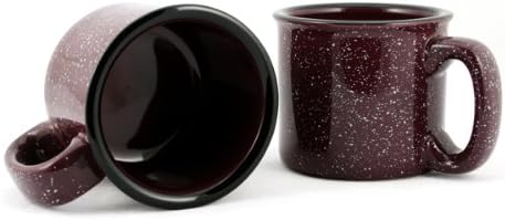 Ceramic Campfire Mug, 15oz - Set of 4 (Plum)