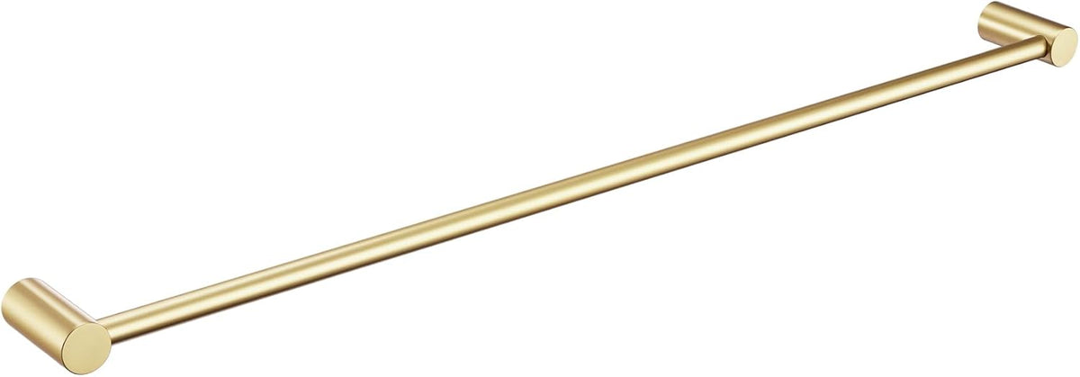 KOKOSIRI Towel Holder Gold for Bathroom Hanger 36-Inch Towel Bar Wall Mounted Bathroom Hardware Lavatory Accessories Stainless Steel, B4007BG-L36