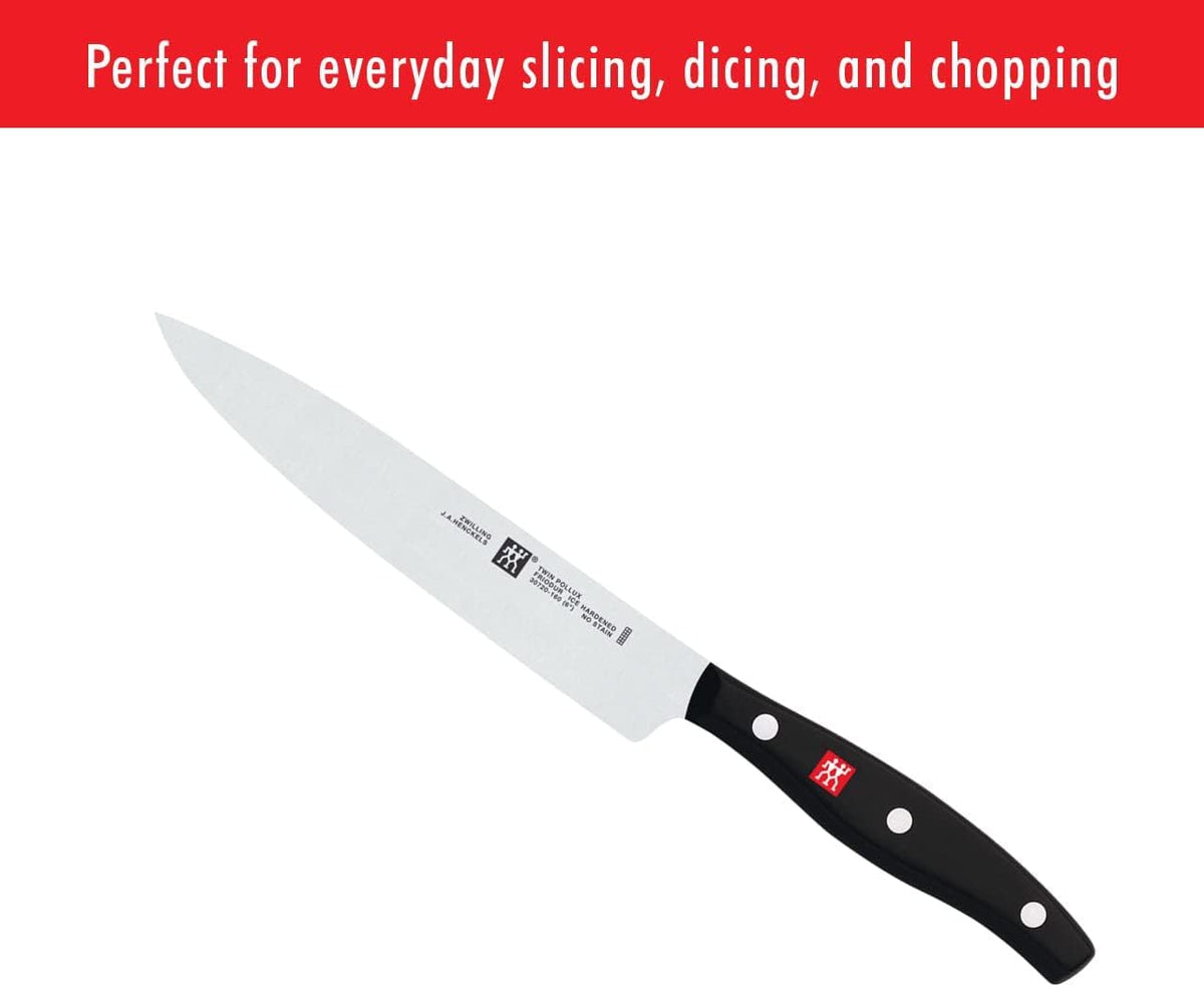 ZWILLING Twin Signature 6-inch Utility Knife, Razor-Sharp, Made in Company-Owned German Factory with Special Formula Steel perfected for almost 300 Years, Dishwasher Safe