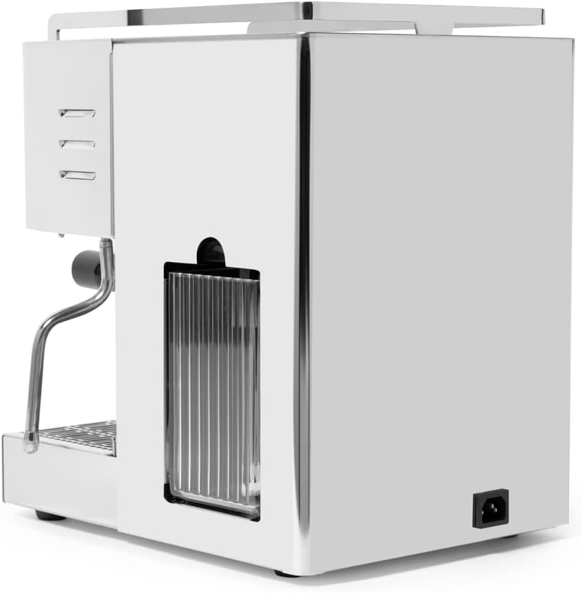 Diletta Mio Espresso Machine (Stainless Steel) and Eureka Mignon Notte Grinder Bundle