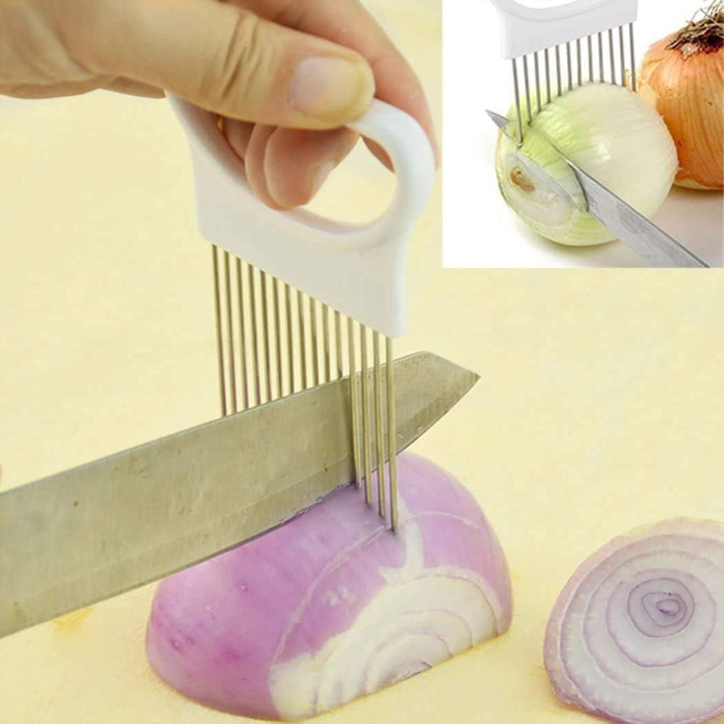 Tomato Slicer Holder Kit Banana Tool Cutting Guide Onion Potato Pepper Hot Dog Prep