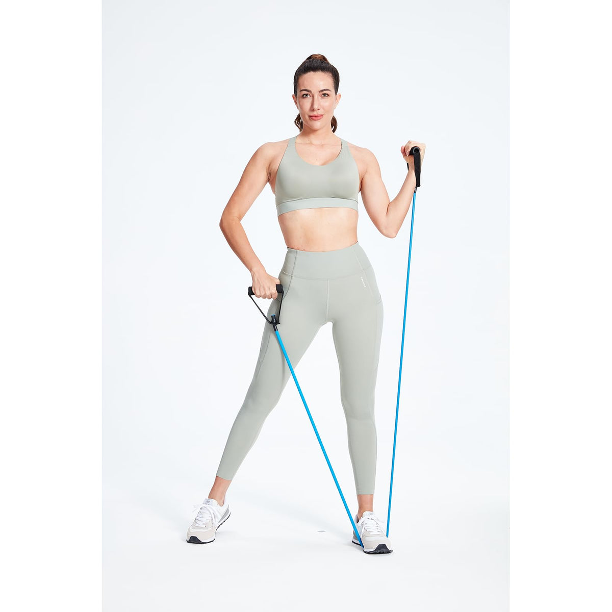 Resistance Bands with Handles and Door Anchor for Working Out