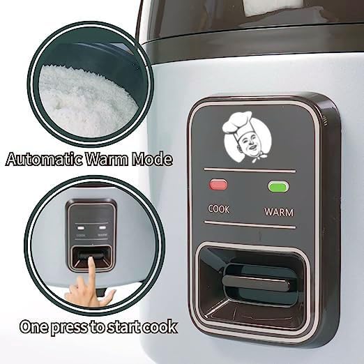 15.8QT Large Commercial rice cooker 84 cups cooked / 32 cups uncooked rice Commercial Electiric Rice Warmer for 60-70 people, with One-Touch Operation