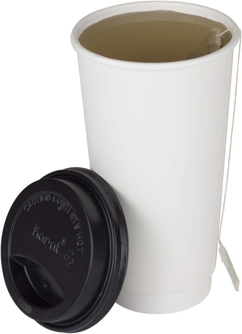 Karat C-KIC520W 20 oz. Insulated Paper Hot Cups (Case of 300)