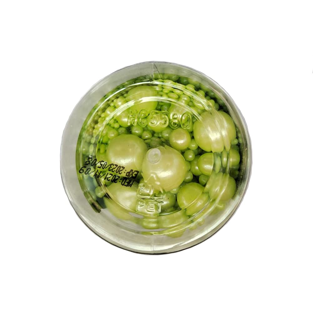 Edible Green Sugar Pearls Candy Sprinkles 120G/ 4.23Ounce Baking Cake Sprinkles Cupcake and Cake Topper Cookie Decorations Wedding Party Valentines Halloween Christmas Supplies