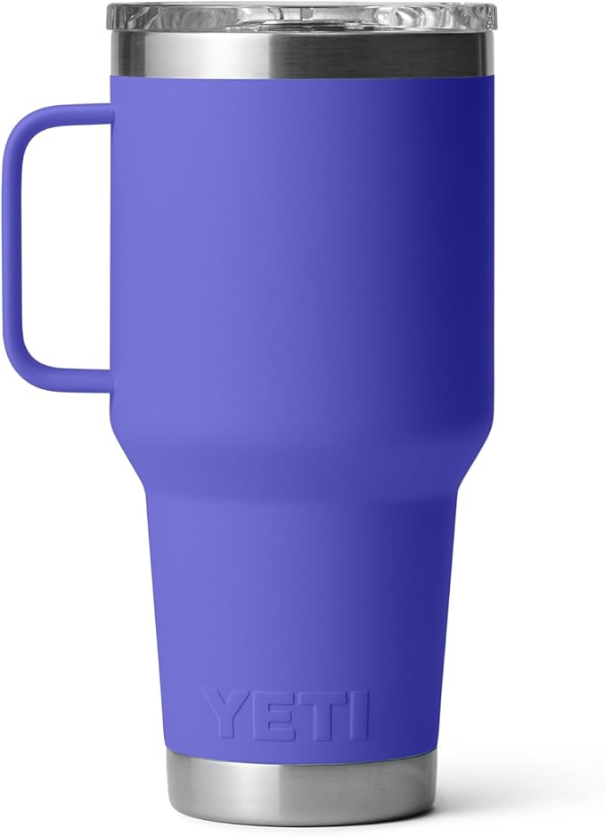 YETI Rambler 30 oz Travel Mug, Stainless Steel, Vacuum Insulated with Stronghold Lid