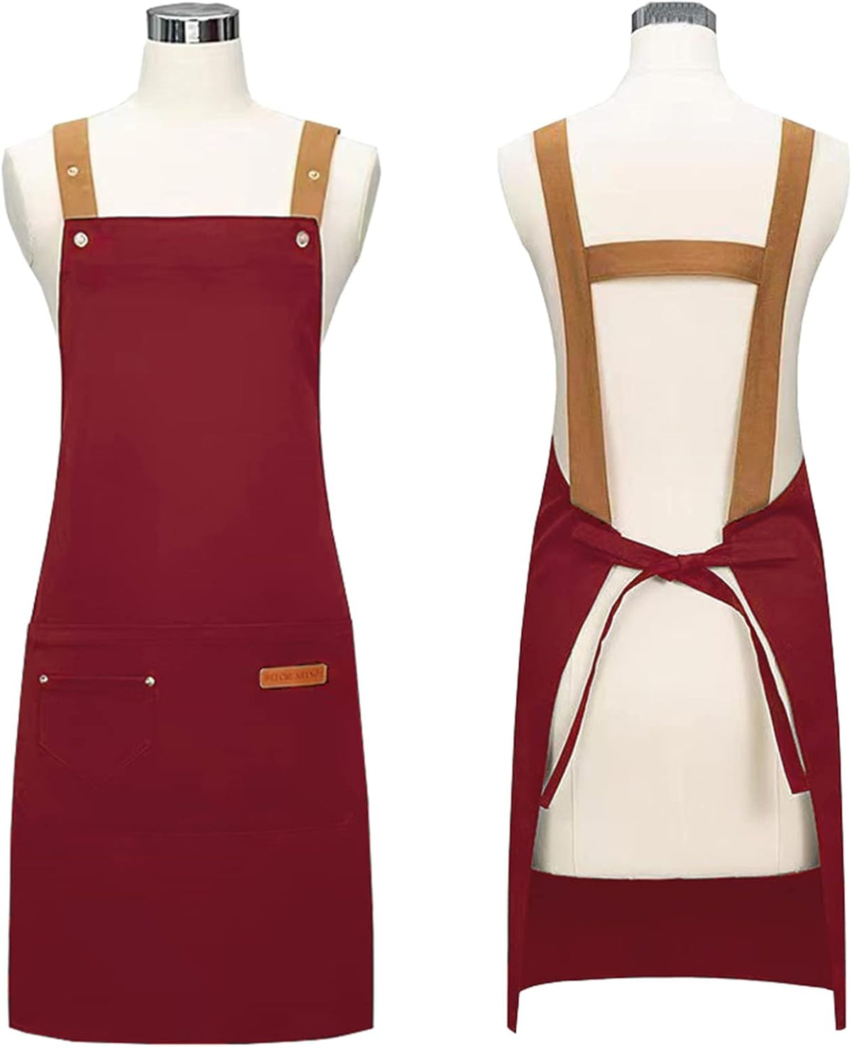 Personalized Custom Aprons Custom Adjustable Kitchen Cooking Aprons Hair Stylist Cafe Work Aprons For Men And Women