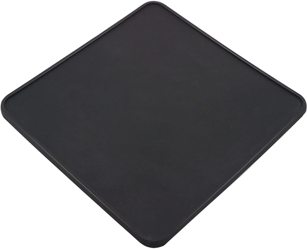 Coffee Tamper Mat for Portafilter - Silicone Tamping Pad -Espresso Machine Accessories (Black)