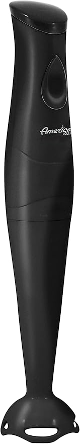 Elite Gourmet EHB2425B Electric Immersion, Mixer, Chopper, 1-Touch Control Hand Blender, 150 Watts, Black