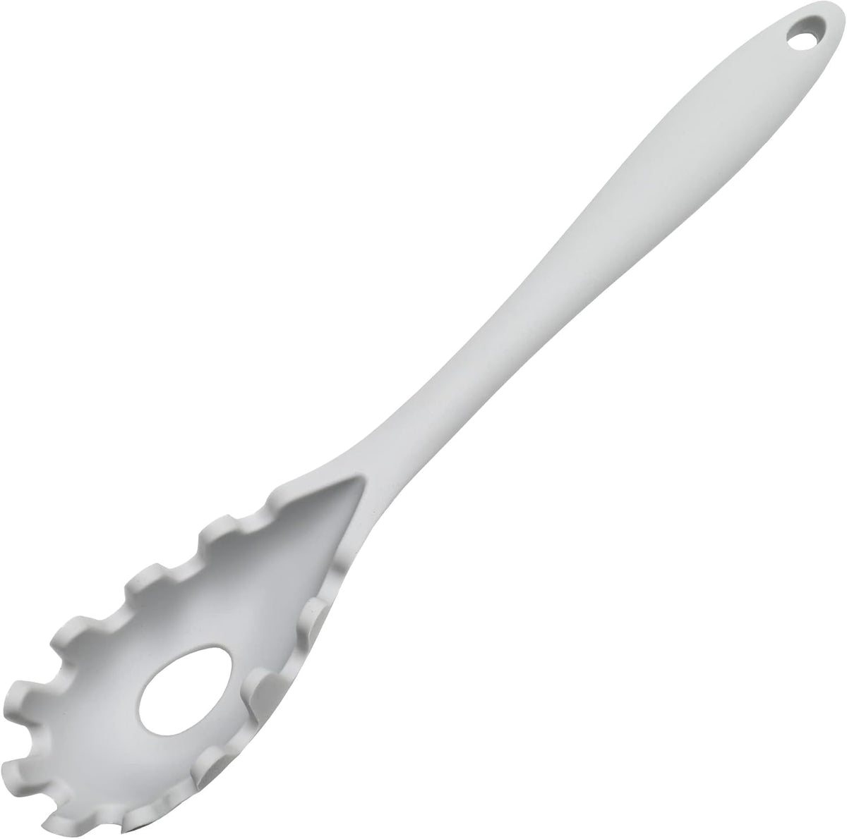 Chef Craft Premium Silicone Spaghetti/Pasta Fork, 11.5 inch, Gray