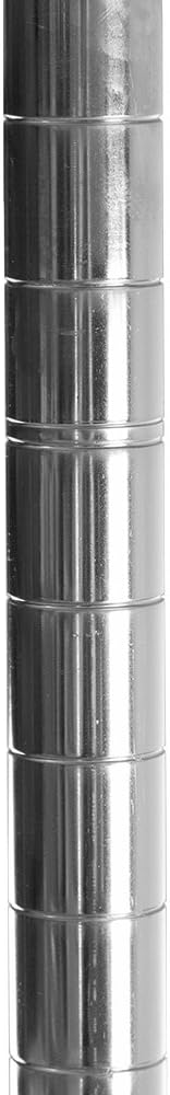 Shelving Inc. 8" d x 18" w Chrome Wire Shelving with 3 Tier Shelves, Weight Capacity 800lbs Per Shelf