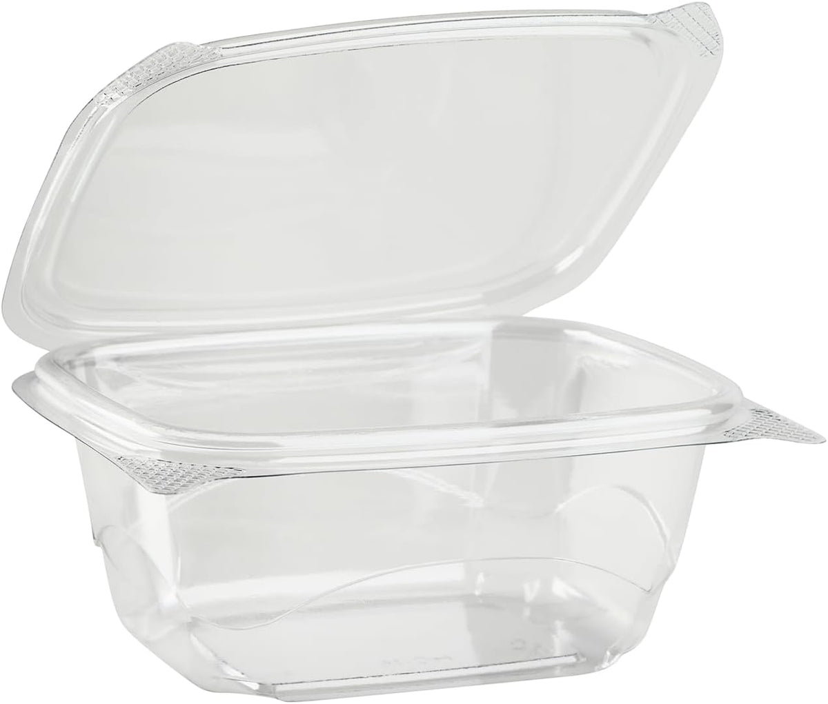 Karat PET Hinged Deli Containers with Lids - Perfect for Pasta Salads, Fruit, Deli Sides, and Home Meal Prep - Clear Plastic Food Containers, Take Out Containers (16oz)