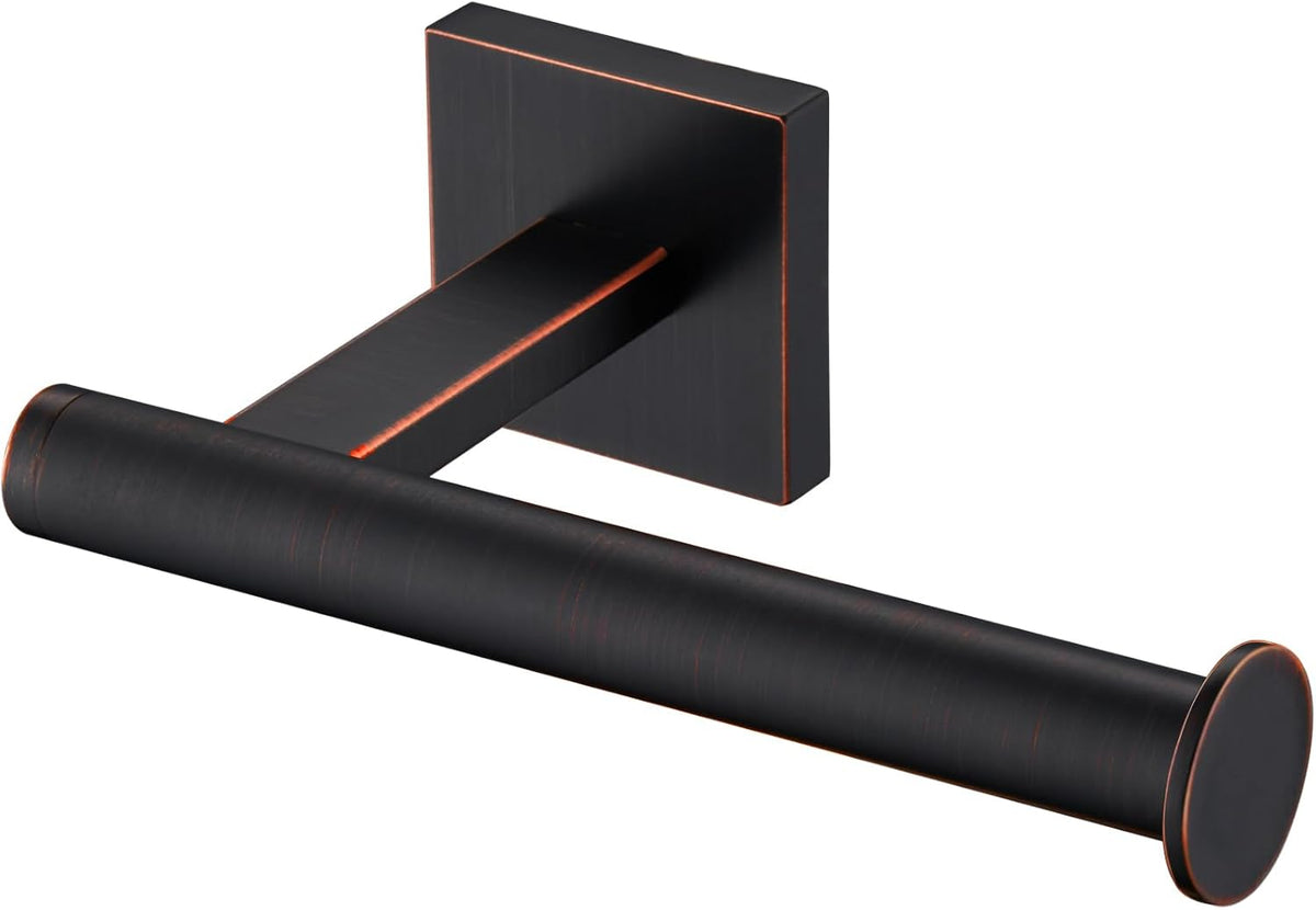 KOKOSIRI Toilet Paper Holder Oil Rubbed Bronze Toilet Roll Holder Hold Mega Rolls Kitchen Bathroom Tissue Paper Dispenser Stainless Steel, B2008ORB