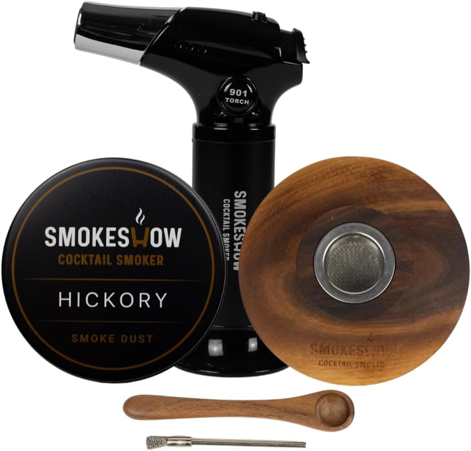 Bundle with Kitchen Torch, One Flavor of Wood Chips Hickory (No Butane Included)