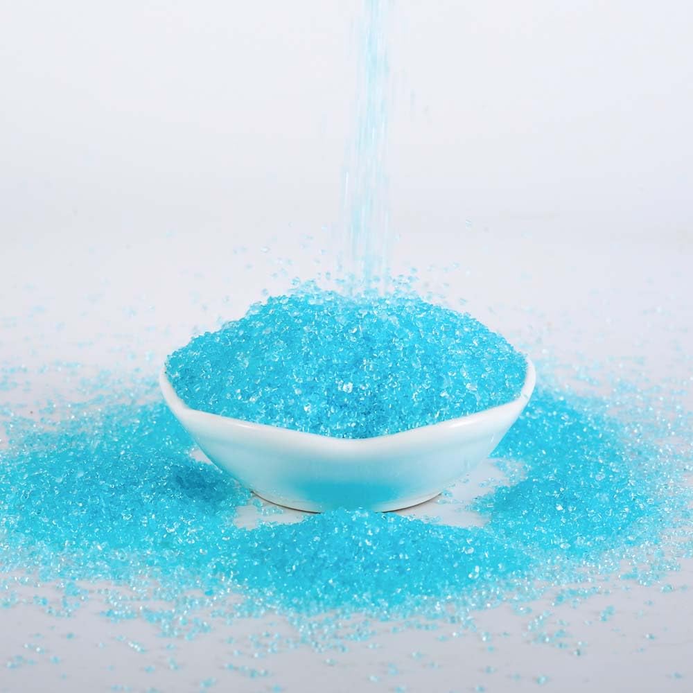Kasvan Blue Sanding Sugar Sprinkles - Edible Sugar Crystals, Baking Cake Decorations, Ice Cream Toppings cupcake Decorating, Wedding Party Chirstmas Supplies, 85g/3.2oz