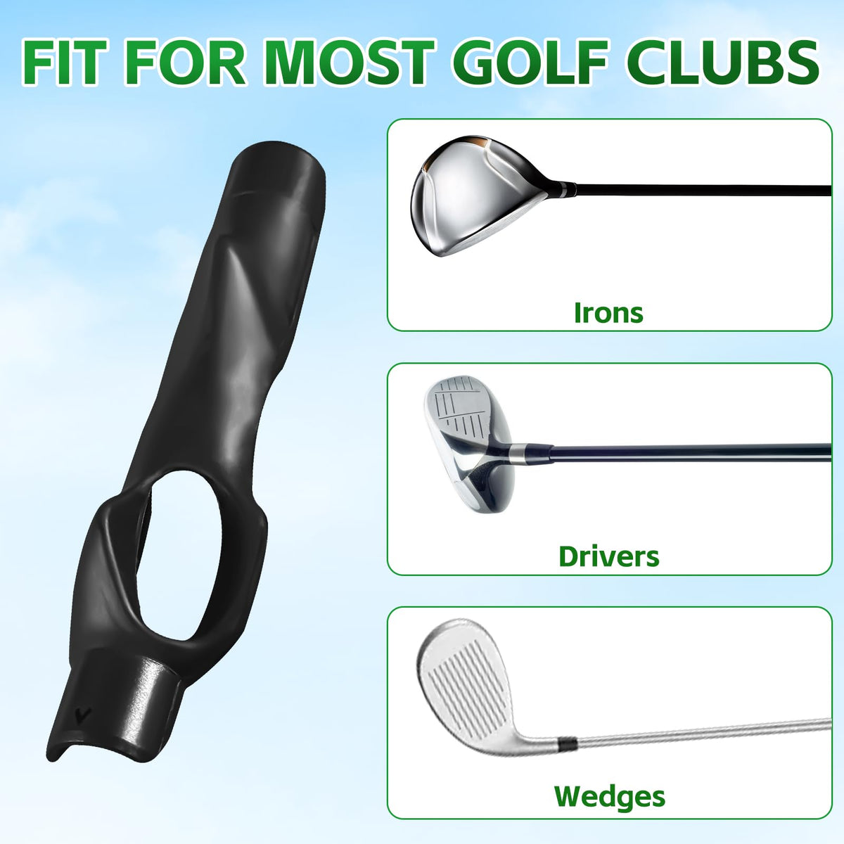 Golf Grip Trainer, Swing Correcting Arm Band Set, Golf Training Aid