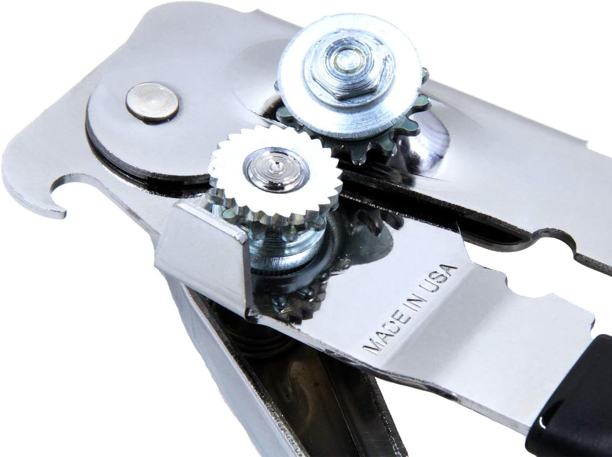 World's Best Can Opener - Made in USA - Sold by Vets - Easy Turn - Manual Can Opener