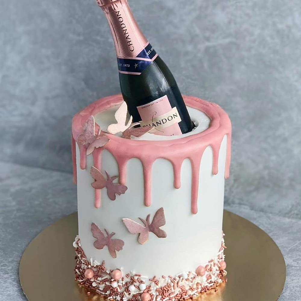 Sprinkles for Cake Decorating Edible Cake Decorations Fancy Rose Gold Sprinkles Cupcake Decorations Cake Sprinkles for Cupcake Decorating Rose Gold Cake Decorations with Rose Gold Sixlets Sugar Pearls