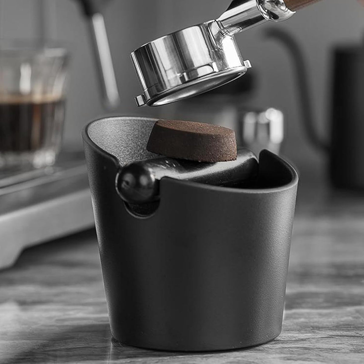 Coffee Knock Box,Espresso Knock Box Reliable Barista Tools,Espresso Dumpster with Removable Knock Lever and Non-Slip Base,for Barista Bar Shop Worktop