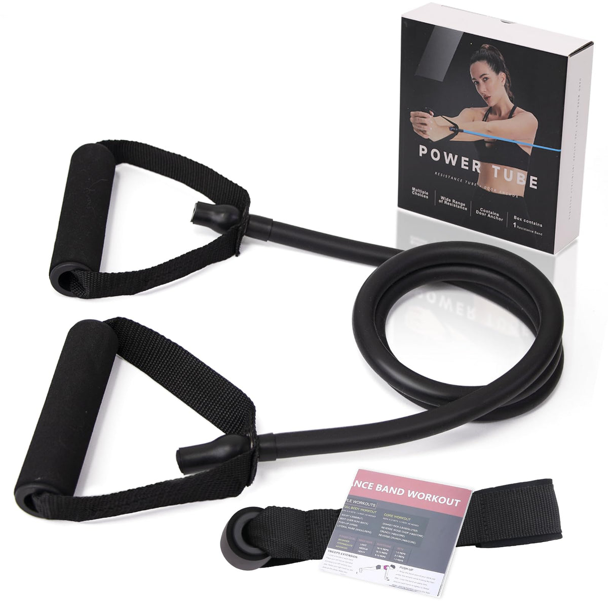 Resistance Bands with Handles and Door Anchor for Working Out