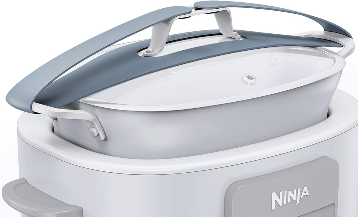 Goldlion Silicone Lid Latch Strap Compatible with Ninja Crockpot Slow Cooker - Secure Lid Lock & Transport Accessories for Ninja Foodi Possiblecooker, 2 Pack