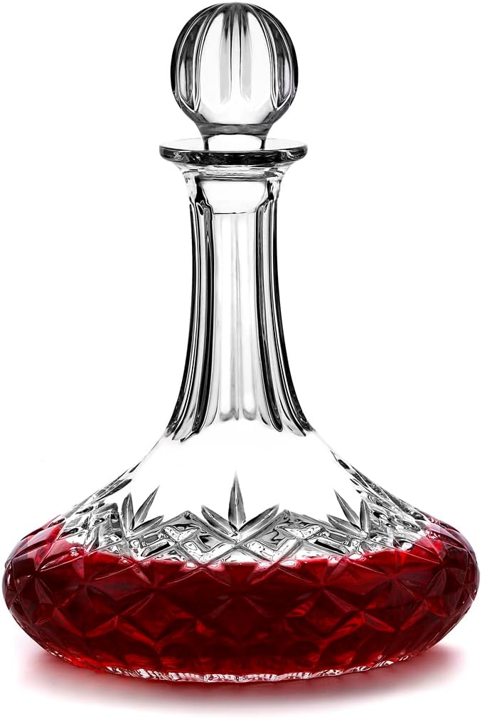 Godinger Wine Decanter Carafe, Dublin Collection Wine Decanter Aerator - Wine Gifts