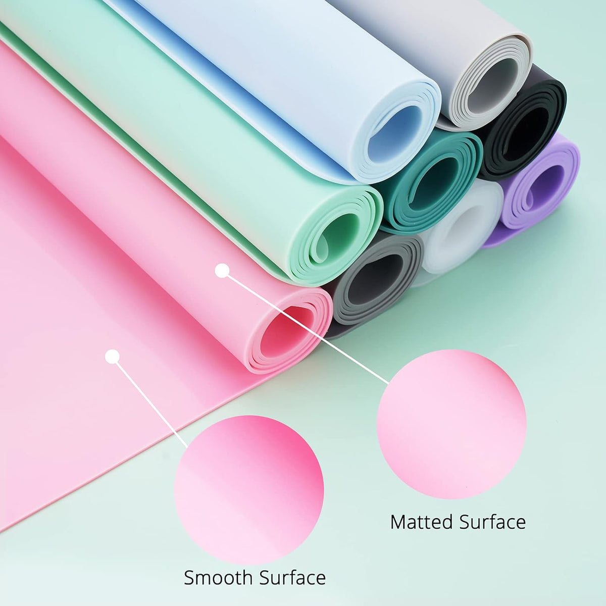 Gartful Silicone Mats for Kitchen Counter, Large Silicone Countertop Protector, Nonskid Heat Resistant Desk Saver Pad, Multipurpose Mat, Placemat (XL-28" x 20"x 0.06", Black)