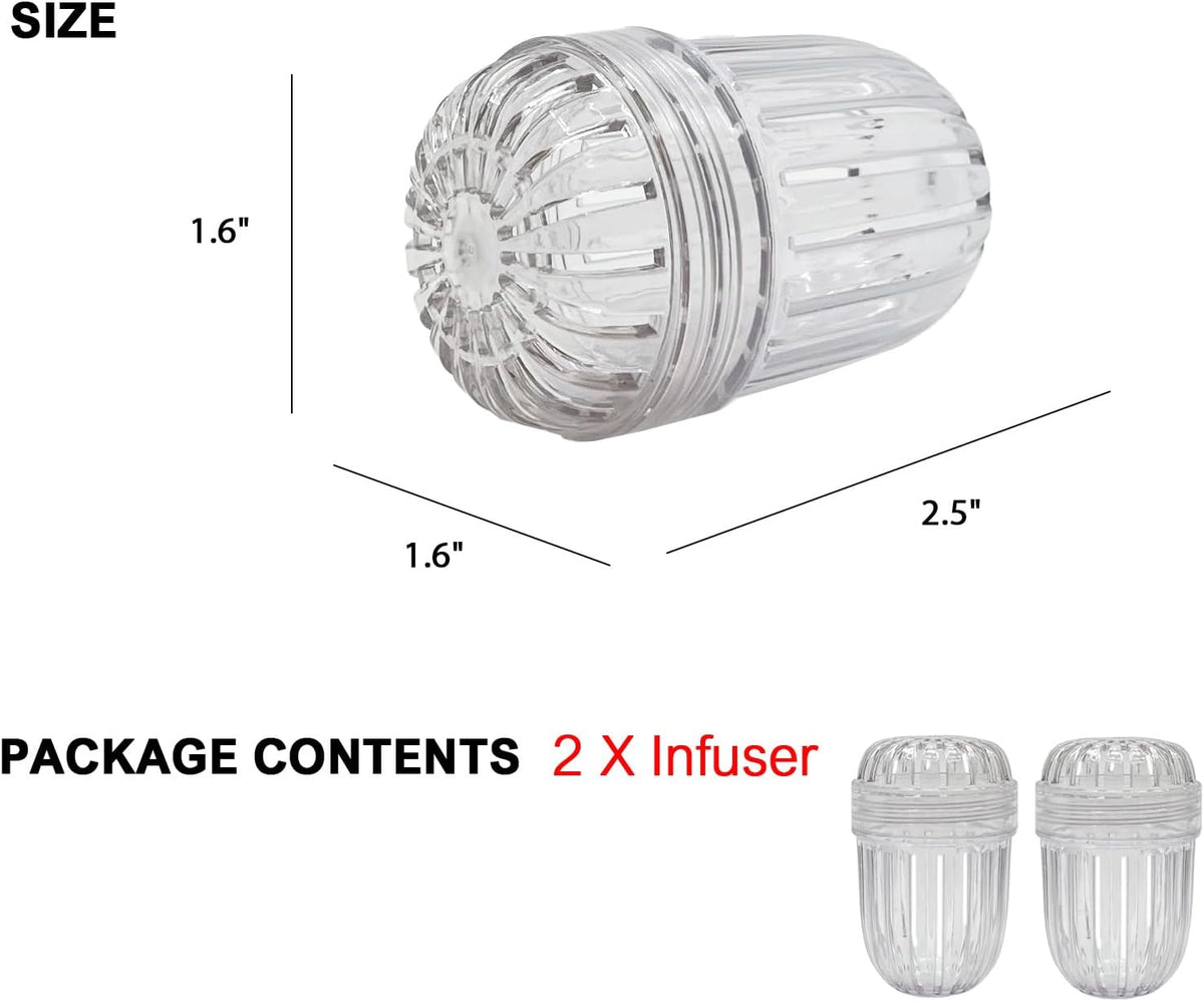 2PCS Small size Fruit Infuser for Wide Mouth Bottles.,Compatible with Stanley,Hydro Flask, Iron Flask, Takeya, ThermoFlask