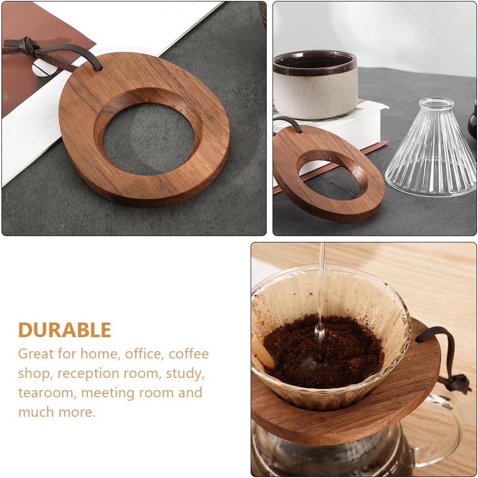 Coffee Dripper Rack Coffee Brewing Filter Cone Wooden Dripper Stand Filter Stand Tea Strainer Holder Funnel Holder for Lover Rack