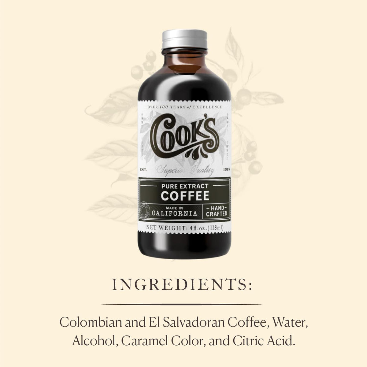 Cook's Coffee Flavor 4 oz