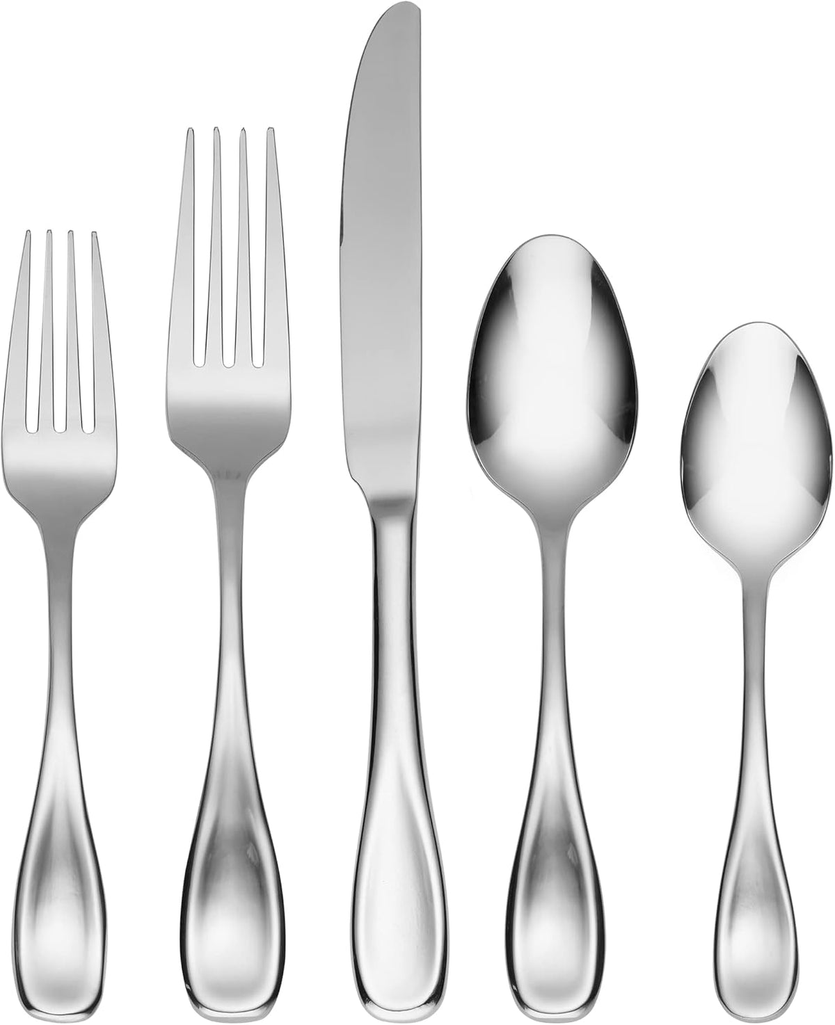 Oneida H003045AL20 Voss 45-Piece Everyday Flatware Set, Service For 8
