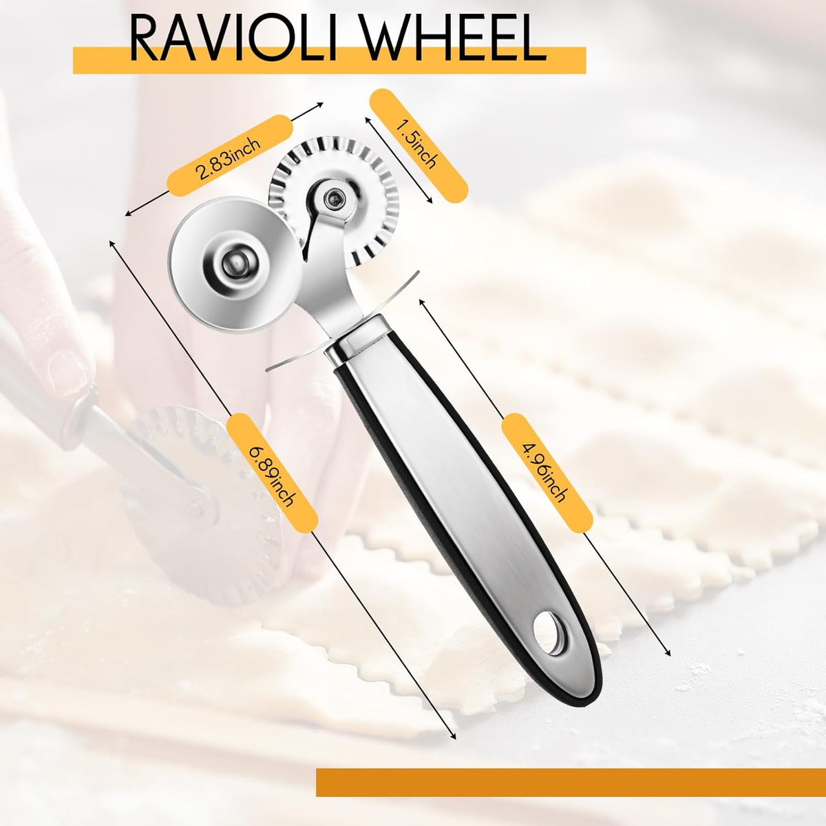 Pasta Drying Rack and Cutter Wheel Ravioli Cutter Wheel Ravioli Roller Plastic Foldable Homemade Fresh Spaghetti Collapsible Stand Stable Easy Storage for Kitchen and Home Dumpling Lasagna