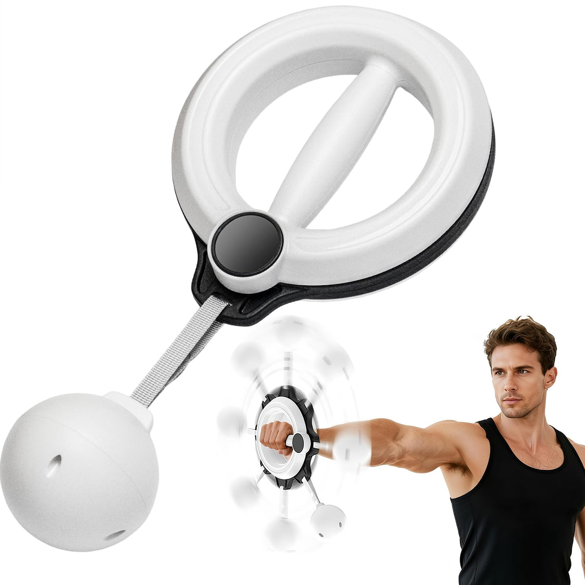 Rocalt Infinity Hoop Arm Trainer, 360 Degree Forearm Exerciser