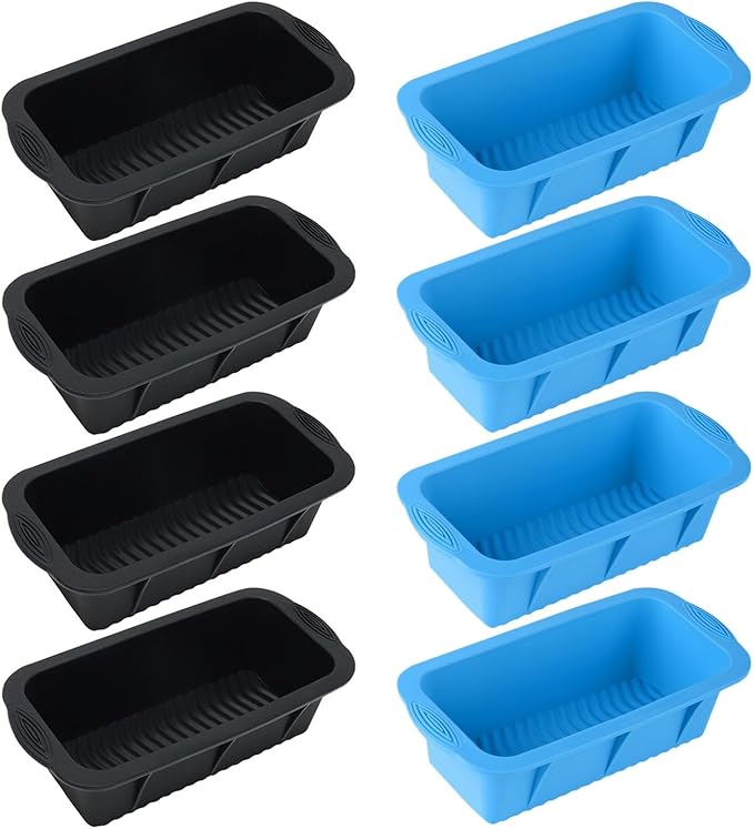 8Pcs Extra Large Ice Block Mold, Silicone Ice Block Molds for Ice Bath Tub, Big Ice Cube Molds for Ice Bath, Blue Ice Maker for Cold Plunge or Coolers, Ice Tray Accessories for Ice Bath Chiller