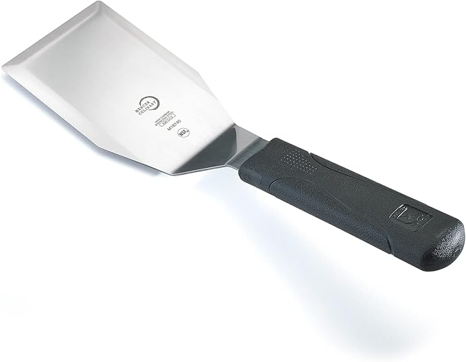 Mercer Culinary Millennia Heavy Duty Turner /Spatula, 5 Inch x 3 Inch Blade, Black Handle