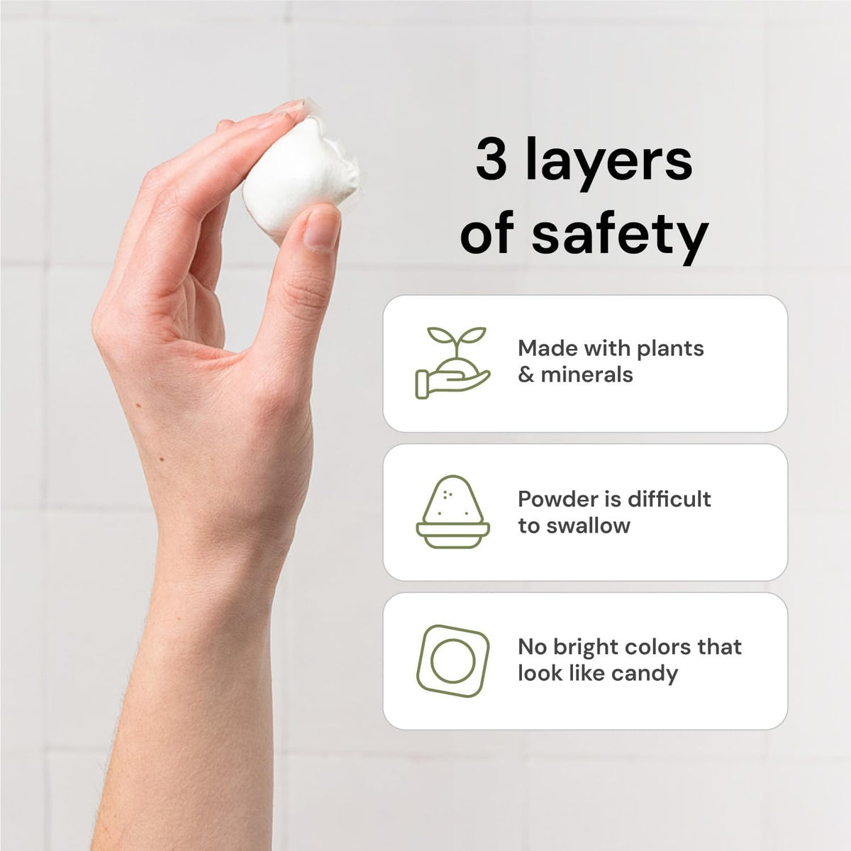 Grab Green Automatic Dishwashing Detergent Pods, 24 Count, Fragrance Free, Plant and Mineral Based, Superior Cleaning, Powerful Grease Removal, Brilliant Shine, Packaging May Vary