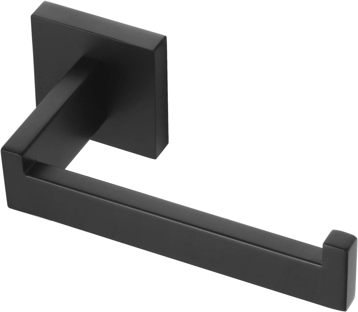 KOKOSIRI Black Toilet Paper Holders Bathroom Toilet Paper Roll Holder SUS304 Stainless Steel Contemporary Wall Mounted, Matte Black, B2003BK