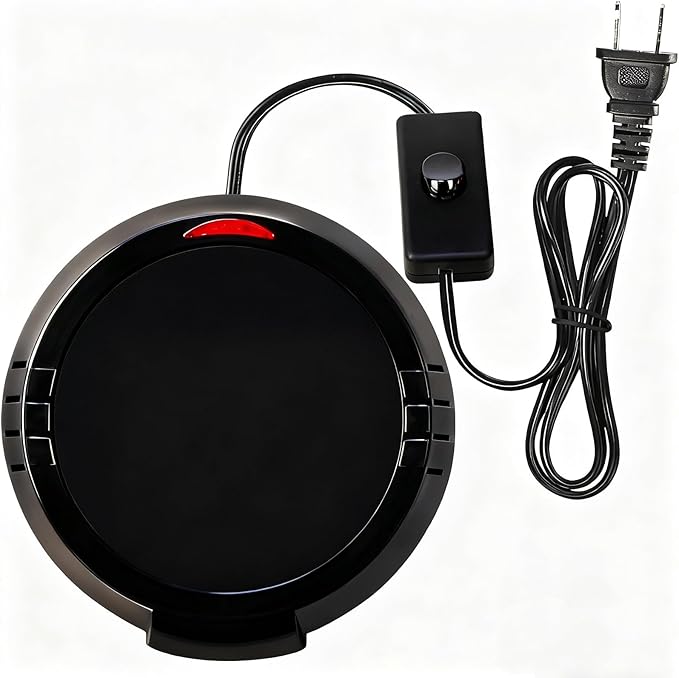 Large Candle Warmer Wax Melter, Warmer Plate for Candle Jar, Wax Cubes Melter, Warmer Plate, Electric Coffee Mug Warmer, Tea or Various Beverages Warmer, for Home, Office Desk, etc, Best Gift(Black)