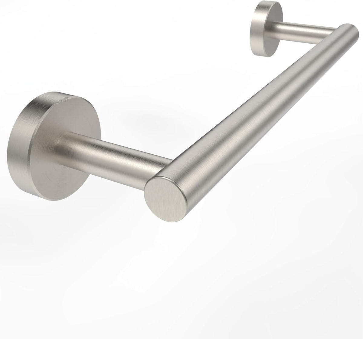 12 Inches Brushed Towel Bar for Bathroom Kitchen Hand Towel Holder Dish Cloths Hanger SUS304 Stainless Steel RUSTPROOF Wall Mount (Brushed Grey 12-inch)