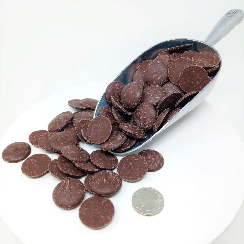 MERCKENS Coating Wafers, Dark Melting Chocolate, Cocoa Dark, 10 Pounds