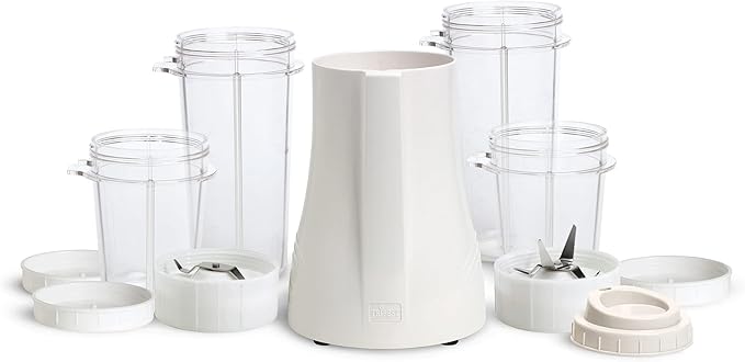 Tribest PB-250 Kitchen Grinder & Personal Blender for Shakes and Smoothies with BPA-Free Portable Blender Cups, White