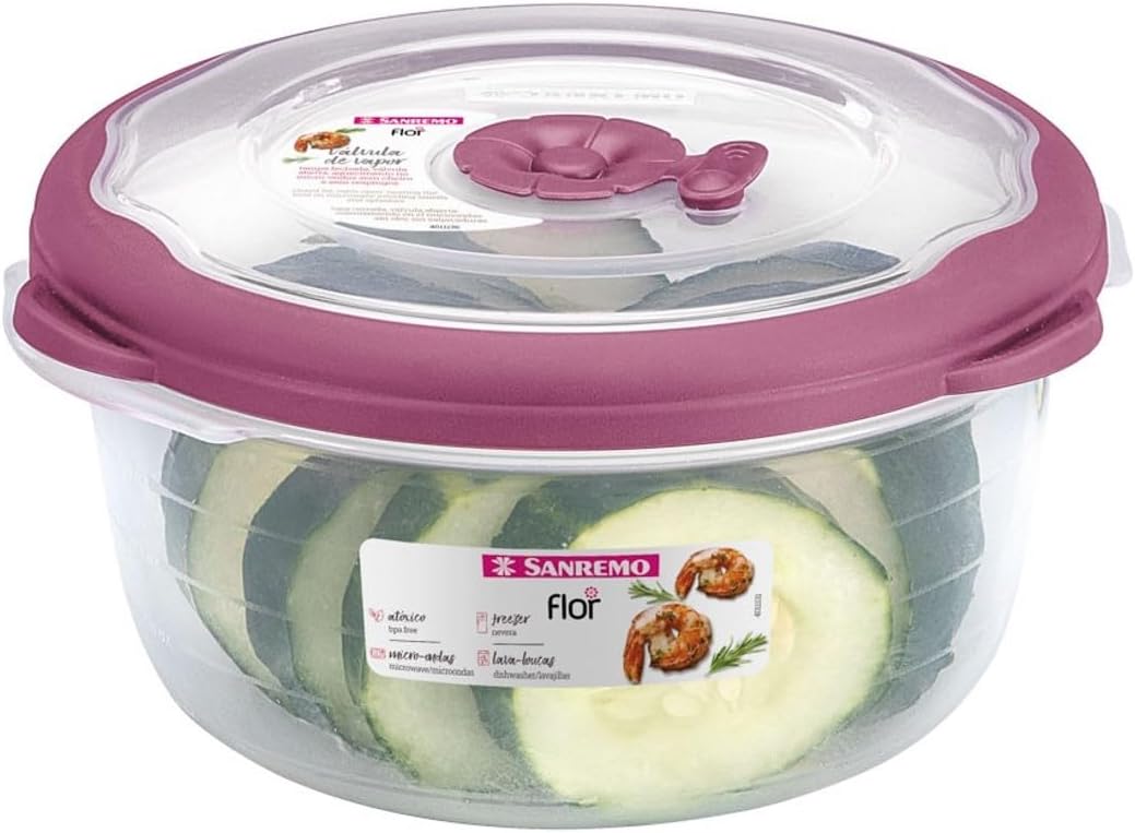 Tribello 3.1 Cup Plastic Bowls Food Storage Container With Lid For Leftovers, Meal Prep, Microwave/Dishwasher Safe, Steam Vent/Air-Tight Lid, For Soup Freezer Storage Set - 25 Oz - 6 Piece Set